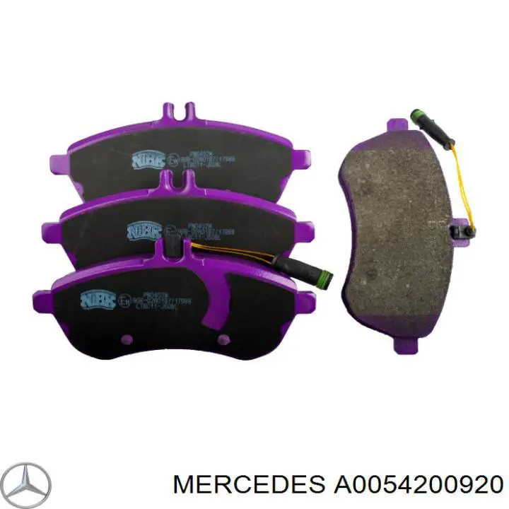 A0054200920 Mercedes Передні гальмівні колодки