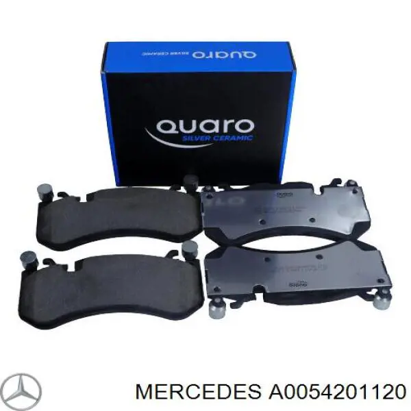 Гальмівні колодки Mercedes A0054201120 ціна, від 147.64 USD