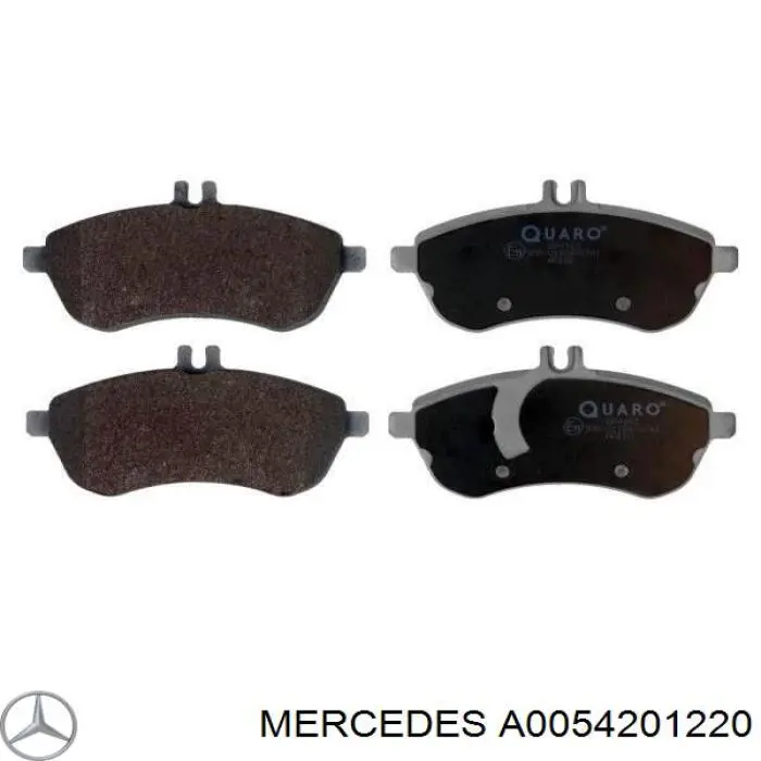A0054201220 Mercedes Передні гальмівні колодки