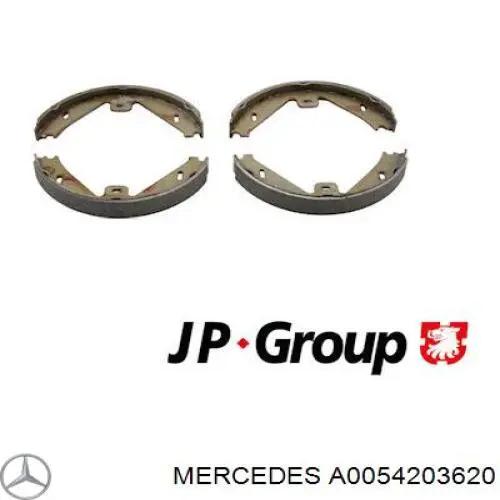 A0054203620 Mercedes колодки ручника/стоянкового гальма