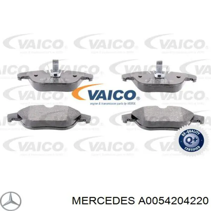 Задні гальмівні колодки Mercedes A0054204220 ціна, від 32.27 USD