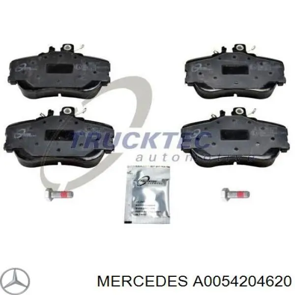 Тормозні колодки Mercedes A0054204620