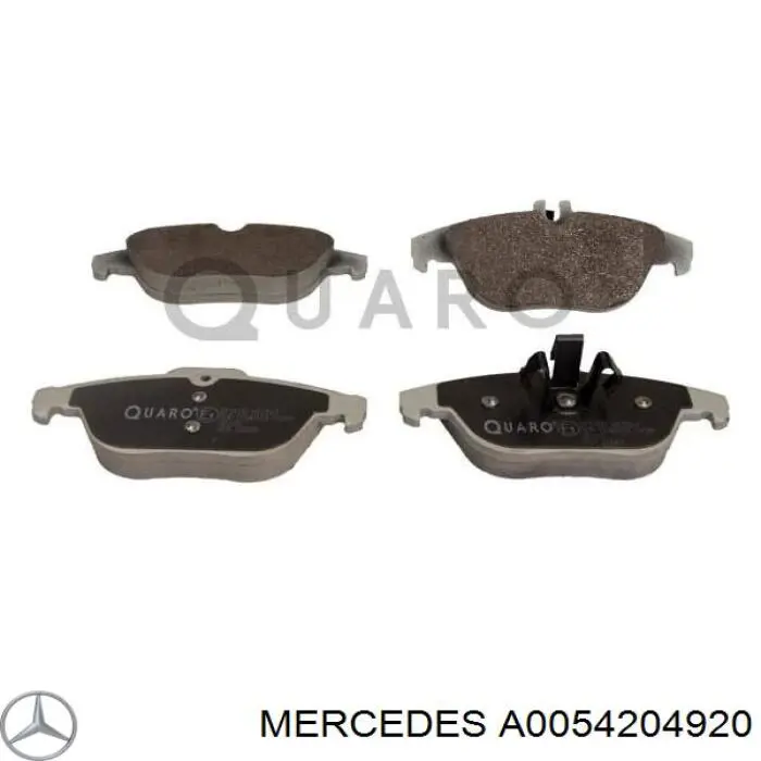 Задні гальмівні колодки Mercedes A0054204920 ціна, від 33.86 USD