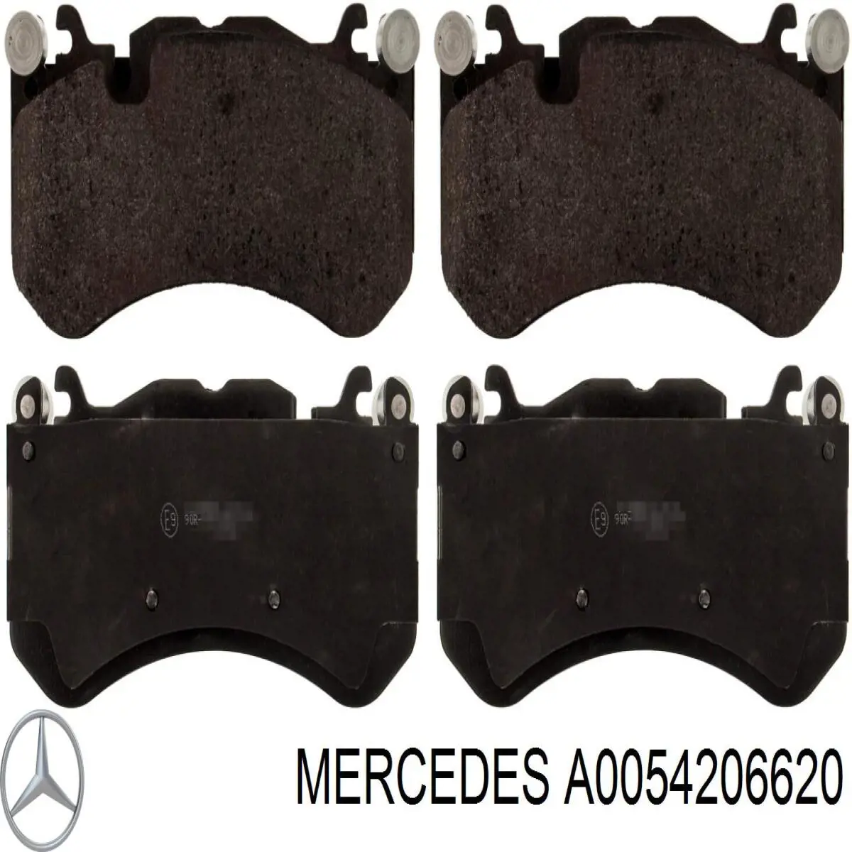 Гальмівні колодки Mercedes A0054206620 ціна, від 147.64 USD
