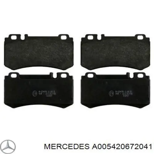 Купити A005420672041 Mercedes Задні колодки