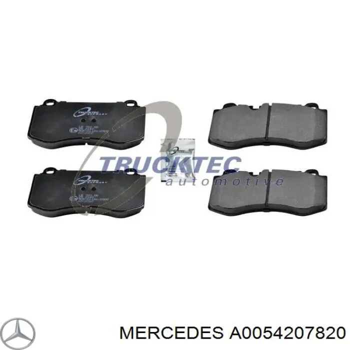 A0054207820 Mercedes Передні гальмівні колодки