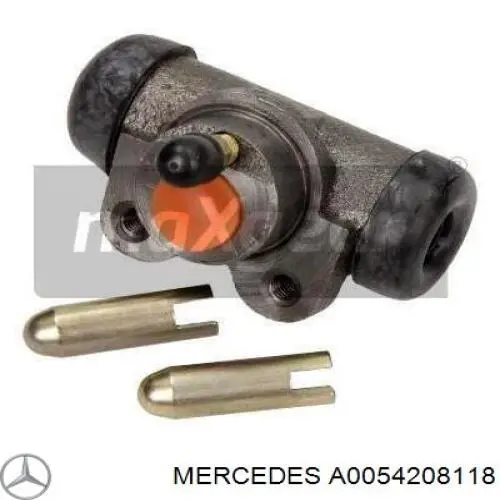 Циліндр гальмівний колісний/робочий, задній Mercedes A0054208118 ціна, від 8.03 USD