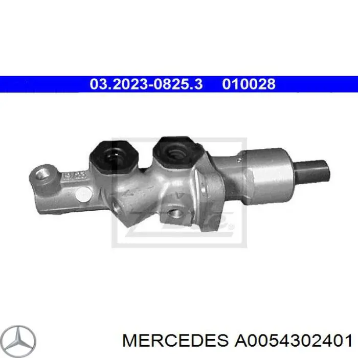 Циліндр головний гальма (Гідротормоз) Mercedes A0054302401 ціна, від 65.09 USD