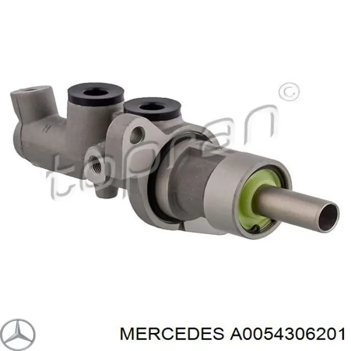 Циліндр головний гальма (Гідротормоз) Mercedes A0054306201 ціна, від 55.37 USD