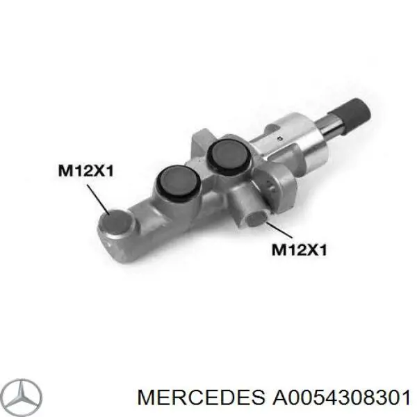 Головний гальмівний циліндр A0054308301 Mercedes