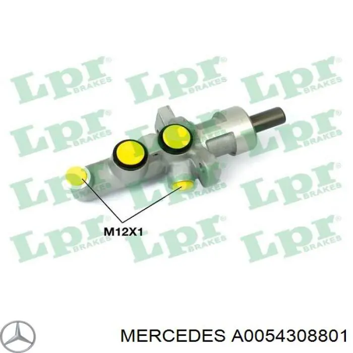 Купити A0054308801 Mercedes Головний гальмівний циліндр