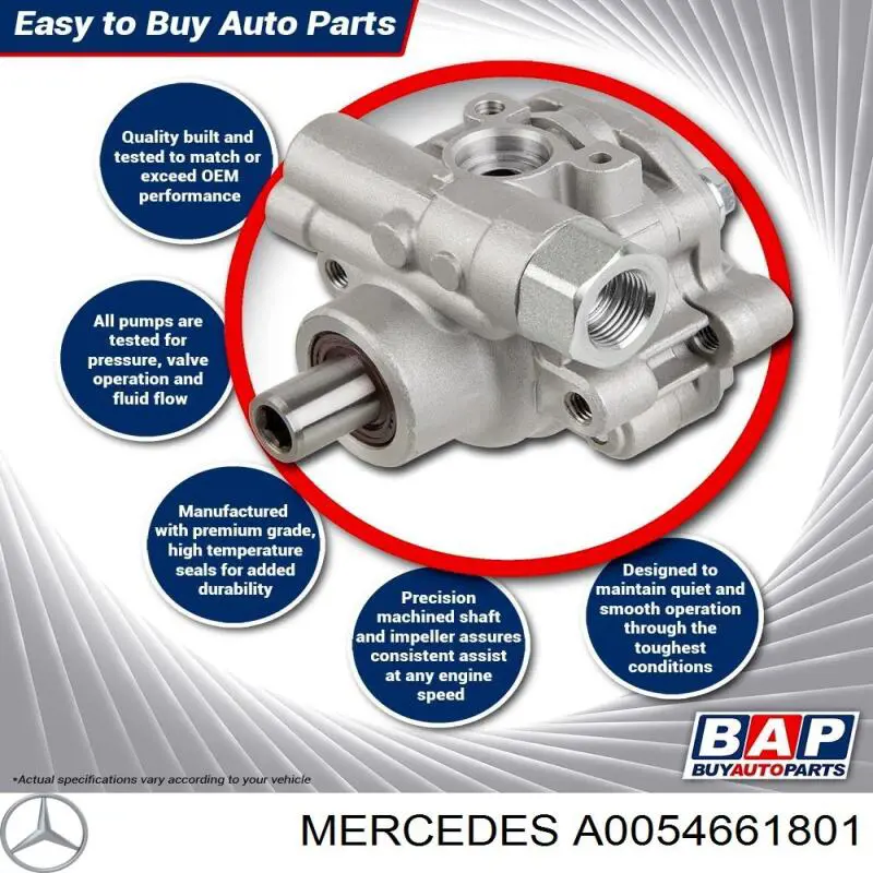 Купити A0054661801 Mercedes Насос гідравліки