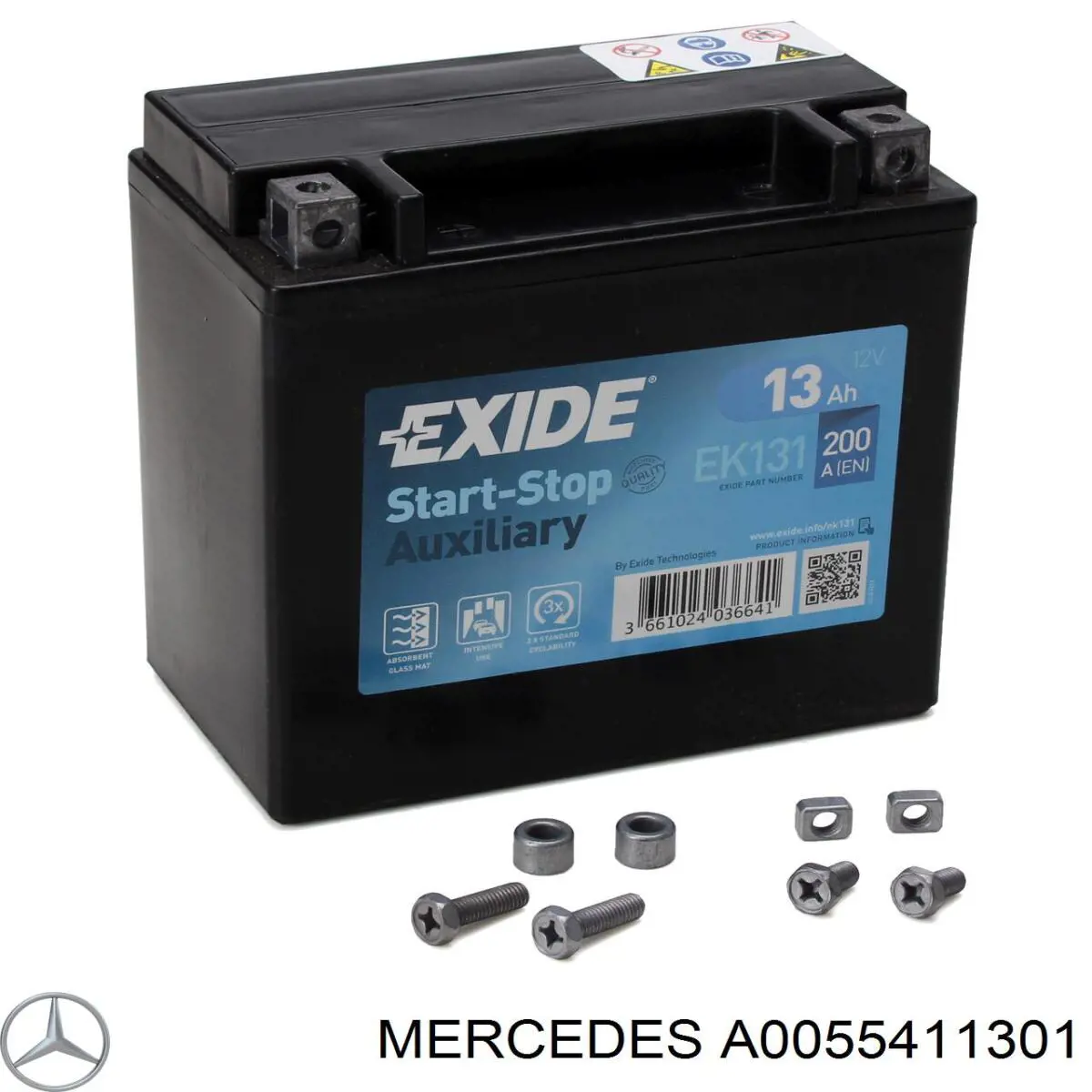 Купити A0055411301 Mercedes Автомобільна батарея