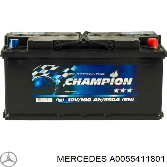 Купити Акумулятор Mercedes 100 А/г (A0055411801)