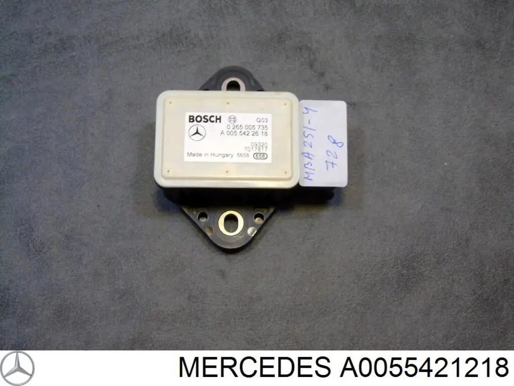 Купити A0055421218 Mercedes Датчик вертикального прискорення