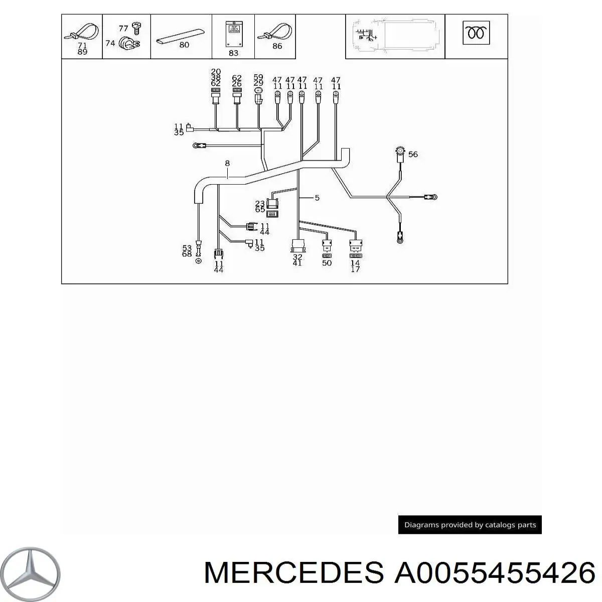Купити A0055455426 Mercedes 
