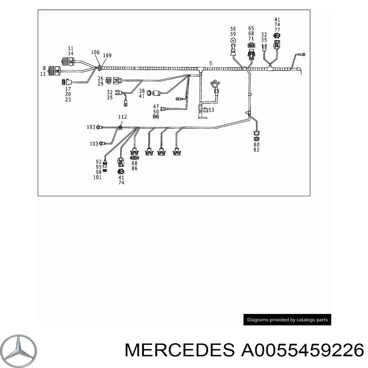  Mercedes A0055459226 ціна, від 6.42 USD