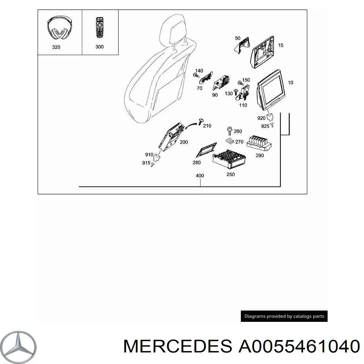  A0055461040 Mercedes