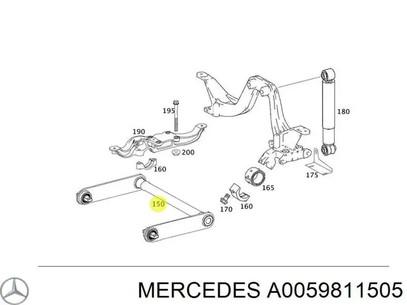 Підшипник маточини передньої/задньої Mercedes A0059811505