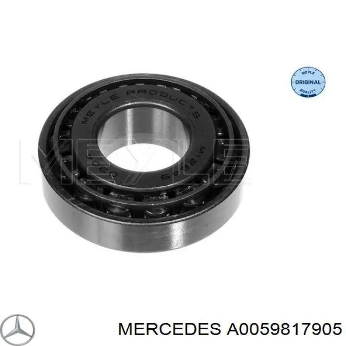Підшипник ступиці колеса Mercedes A0059817905 ціна, від 19.96 USD