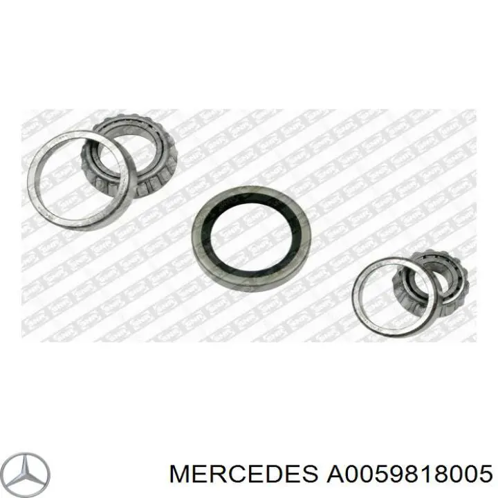 Купити A0059818005 Mercedes Підшипник ступиці передньої