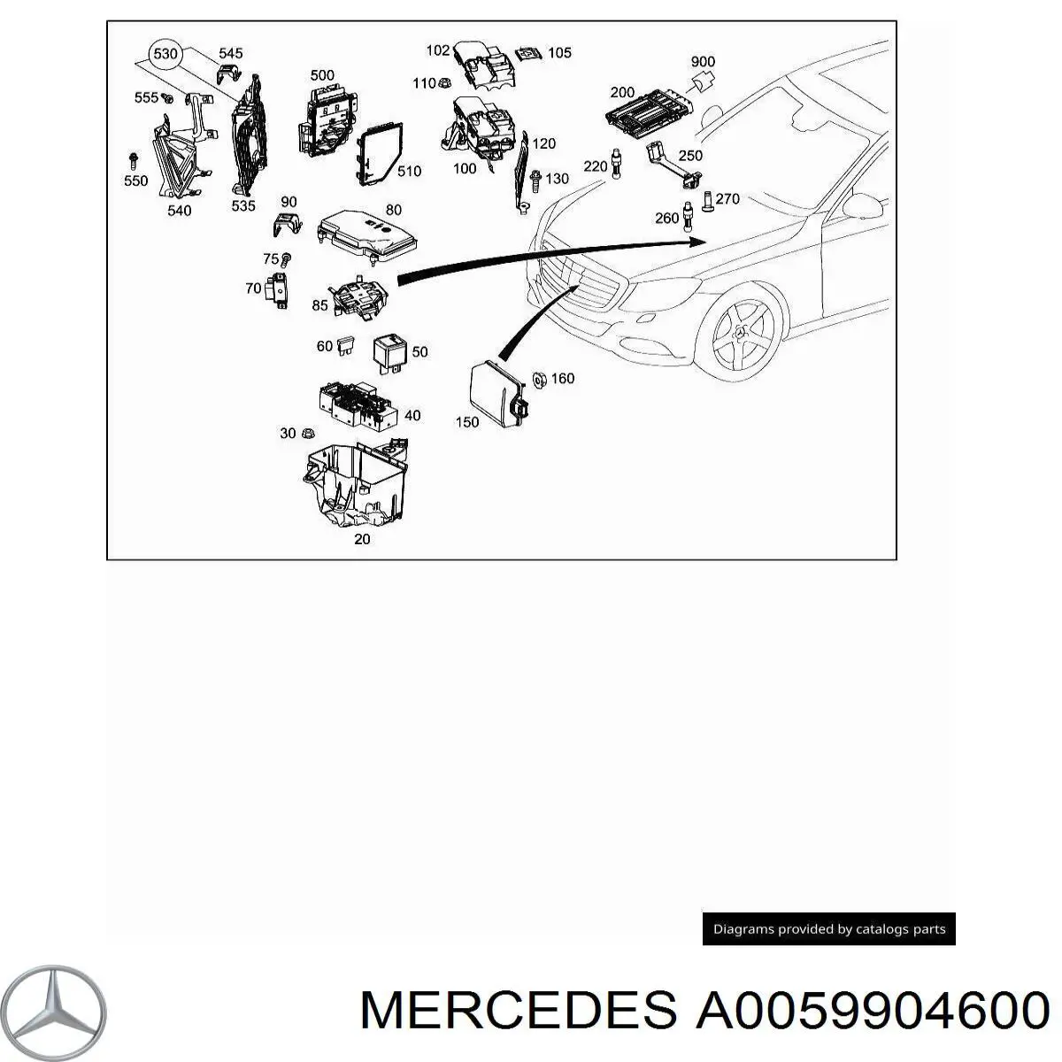  Mercedes A0059904600 ціна, від 2.26 USD