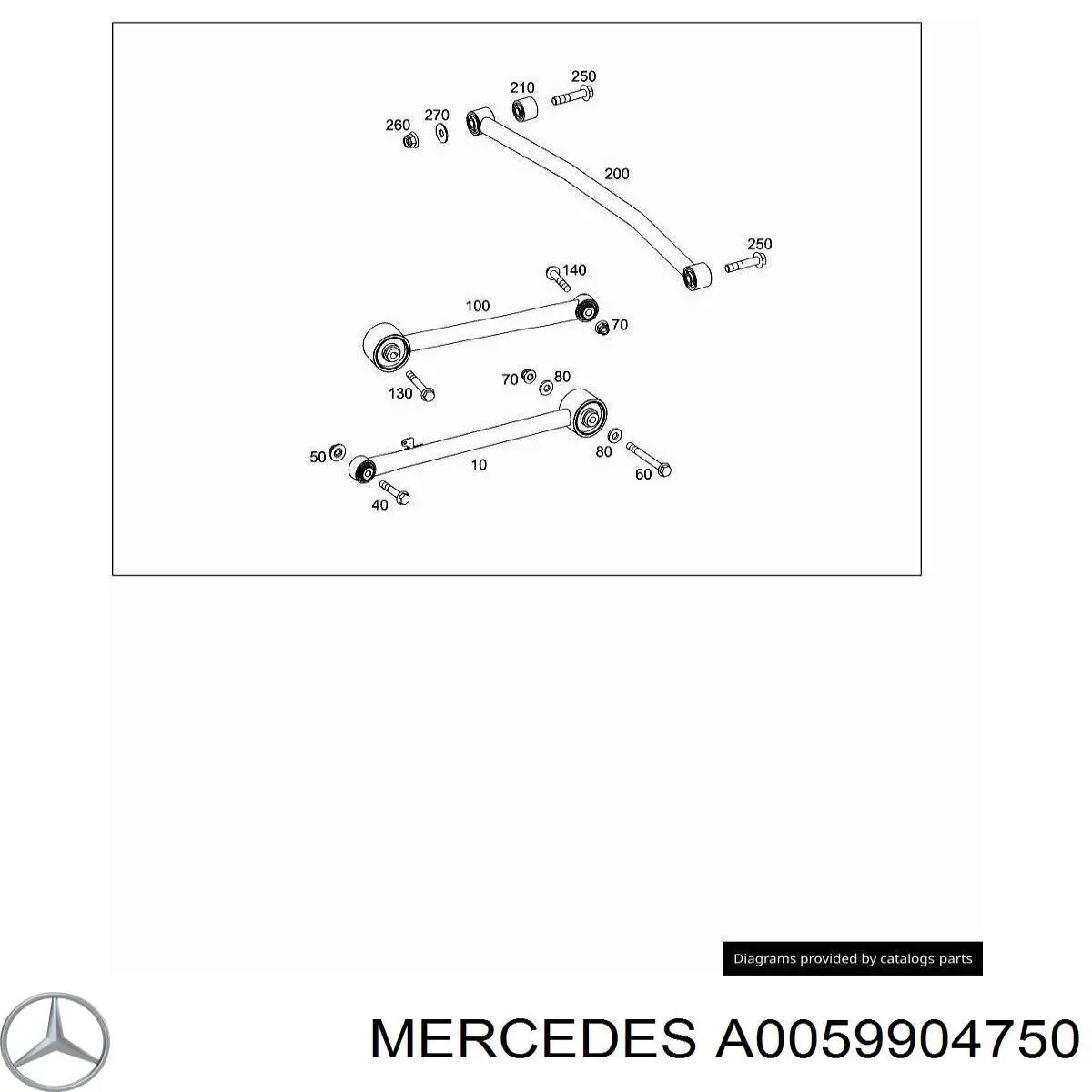 Купити A005990475064 Mercedes 