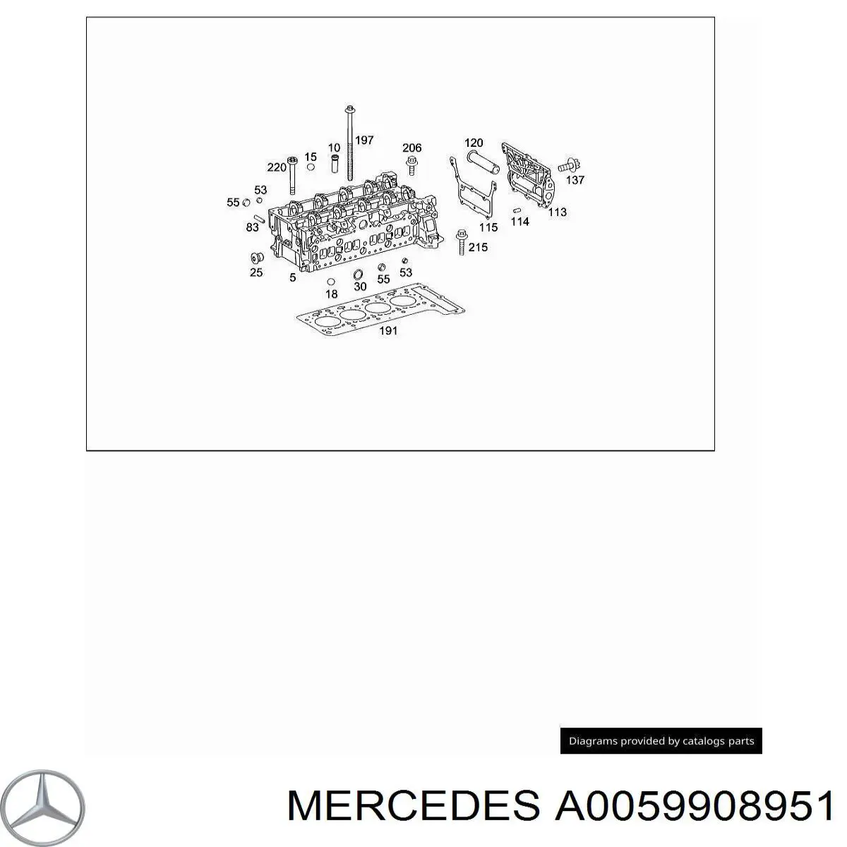 Болт кріплення форсунки Mercedes A0059908951 ціна, від 5.96 USD