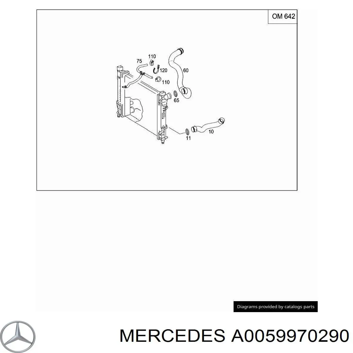Хомут стяжний металевий, універсальний Mercedes A000000000667 ціна, від 3.75 USD