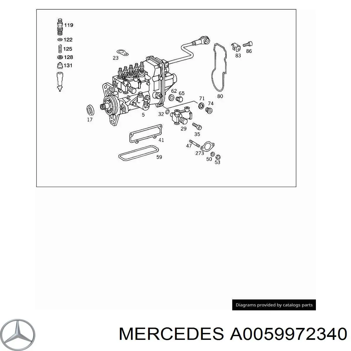  Mercedes A0059972340 ціна, від 3.45 USD