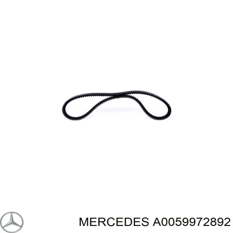 A0059972892 Mercedes Поліклиновий ремінь