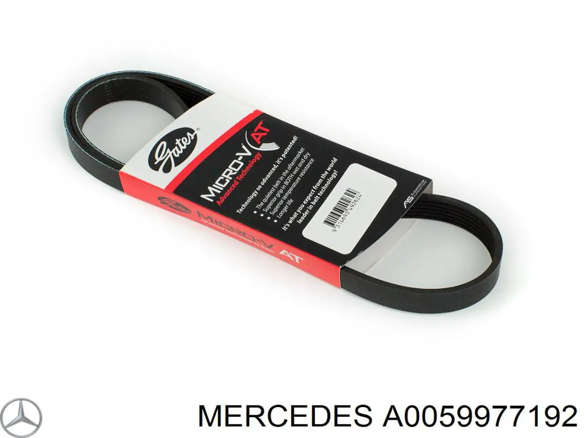 Купити A0059977192 Mercedes Ремінь генератора