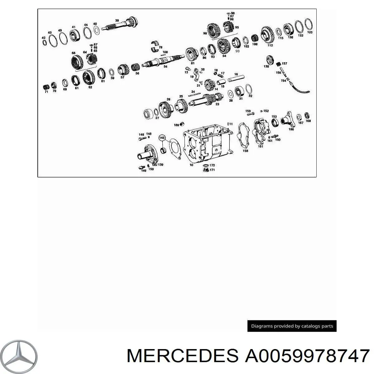 A0059978747 Mercedes сальник акпп/кпп, вихідного/вторинного валу