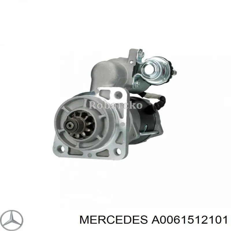 Стартер Mercedes A0061512101 ціна, від 195.53 USD