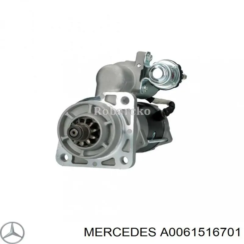 Стартер Mercedes A0061516701 ціна, від 198.17 USD