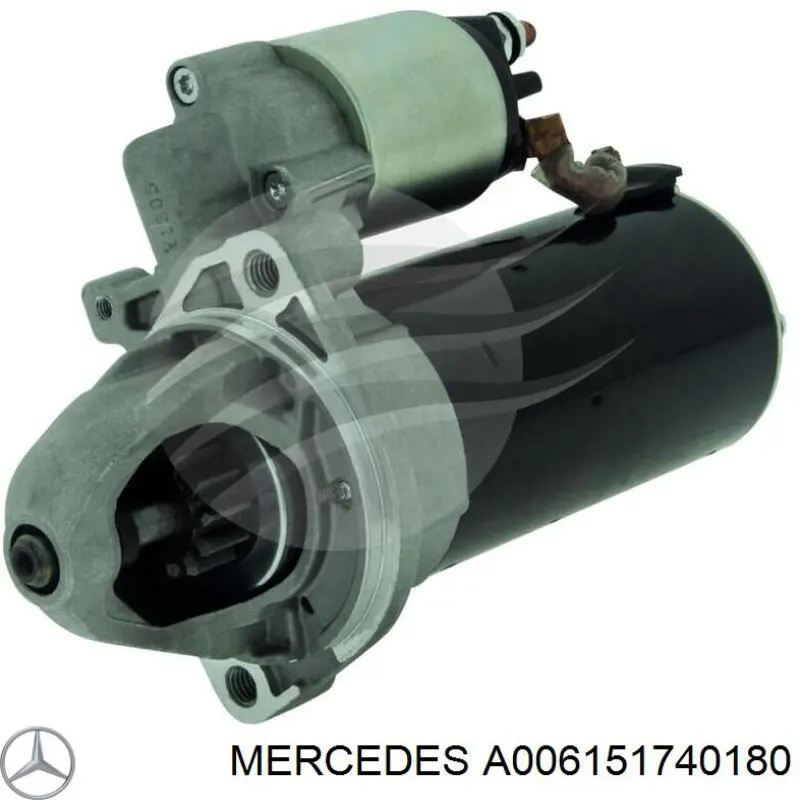 Стартер Mercedes A006151740180 ціна, від 101.35 USD