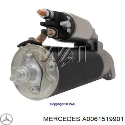 Стартер A0061519901 Mercedes