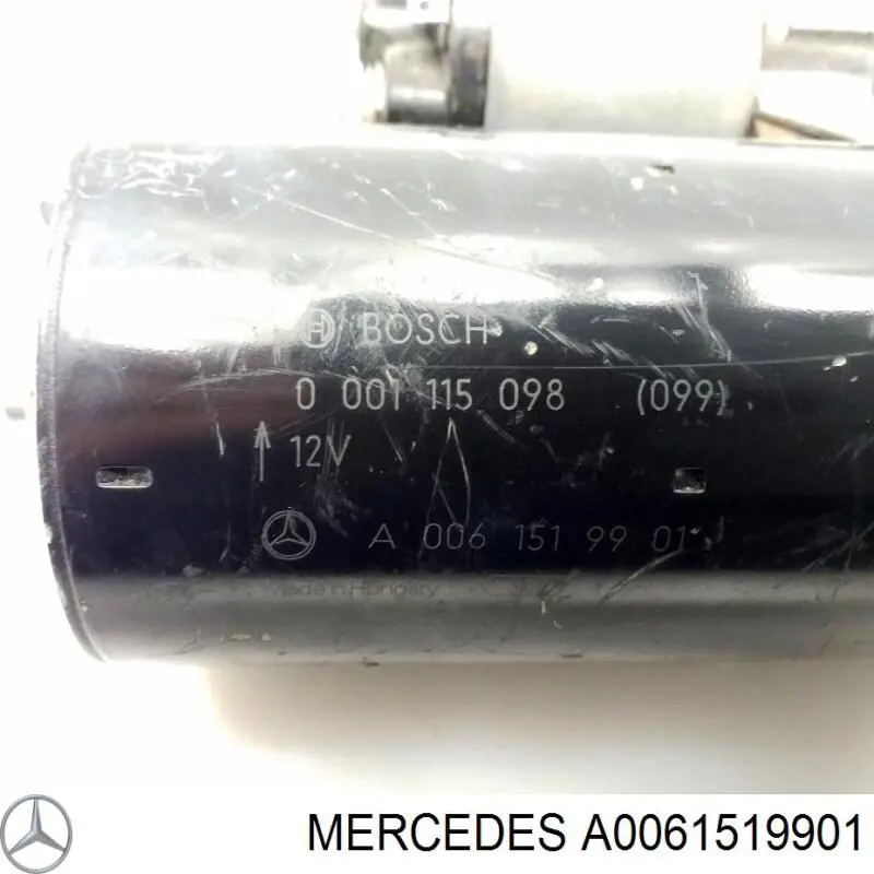 A0061519901 Mercedes Стартер двигуна