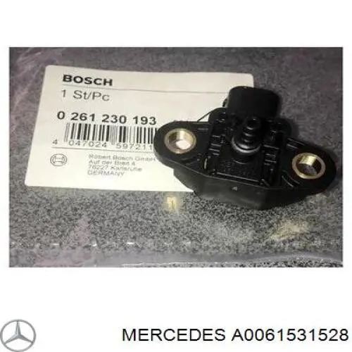 A0061531528 Mercedes датчик тиску наддуву (датчик нагнітання повітря в турбіну)