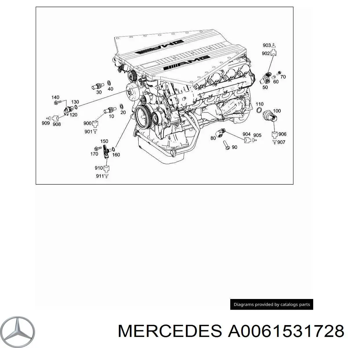 A0061531728 Mercedes Датчик розподільного вала