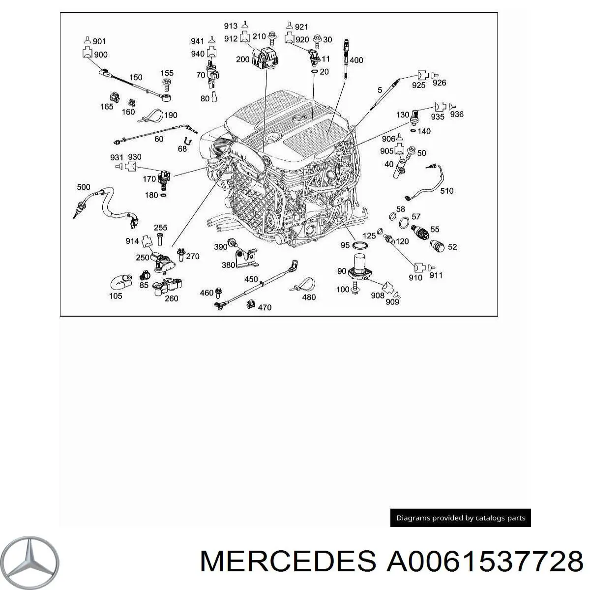 A0061537728 Mercedes датчик положення розподільного