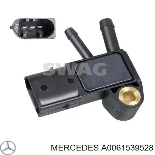 Датчик тиску вихлопних газів Mercedes A0061539528