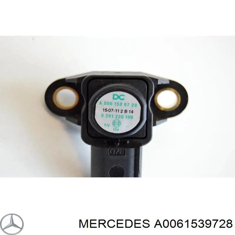 A0061539728 Mercedes датчик тиску у впускному колекторі, map