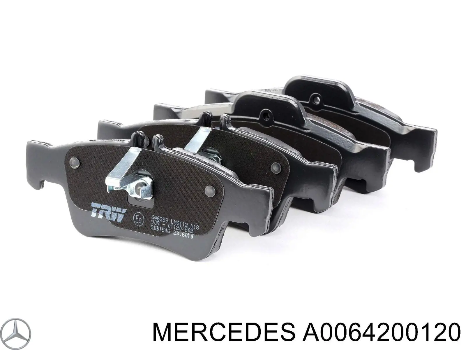 Задні гальмівні колодки Mercedes A0064200120 ціна, від 28.39 USD