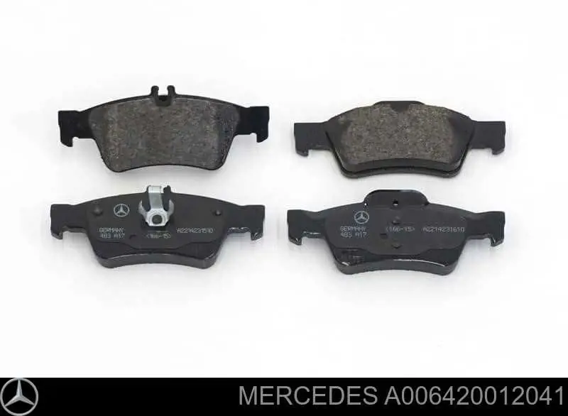 Задні гальмівні колодки Mercedes A006420012041 ціна, від 31.04 USD