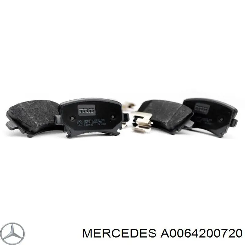 Гальмівні колодки Mercedes A0064200720 ціна, від 69.30 USD