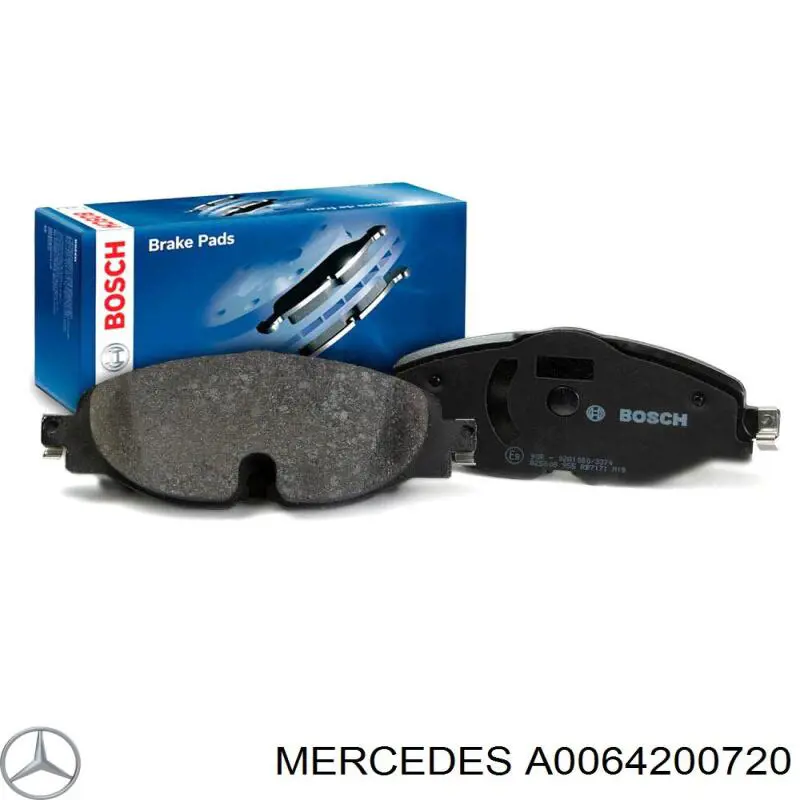 A0064200720 Mercedes Передні гальмівні колодки