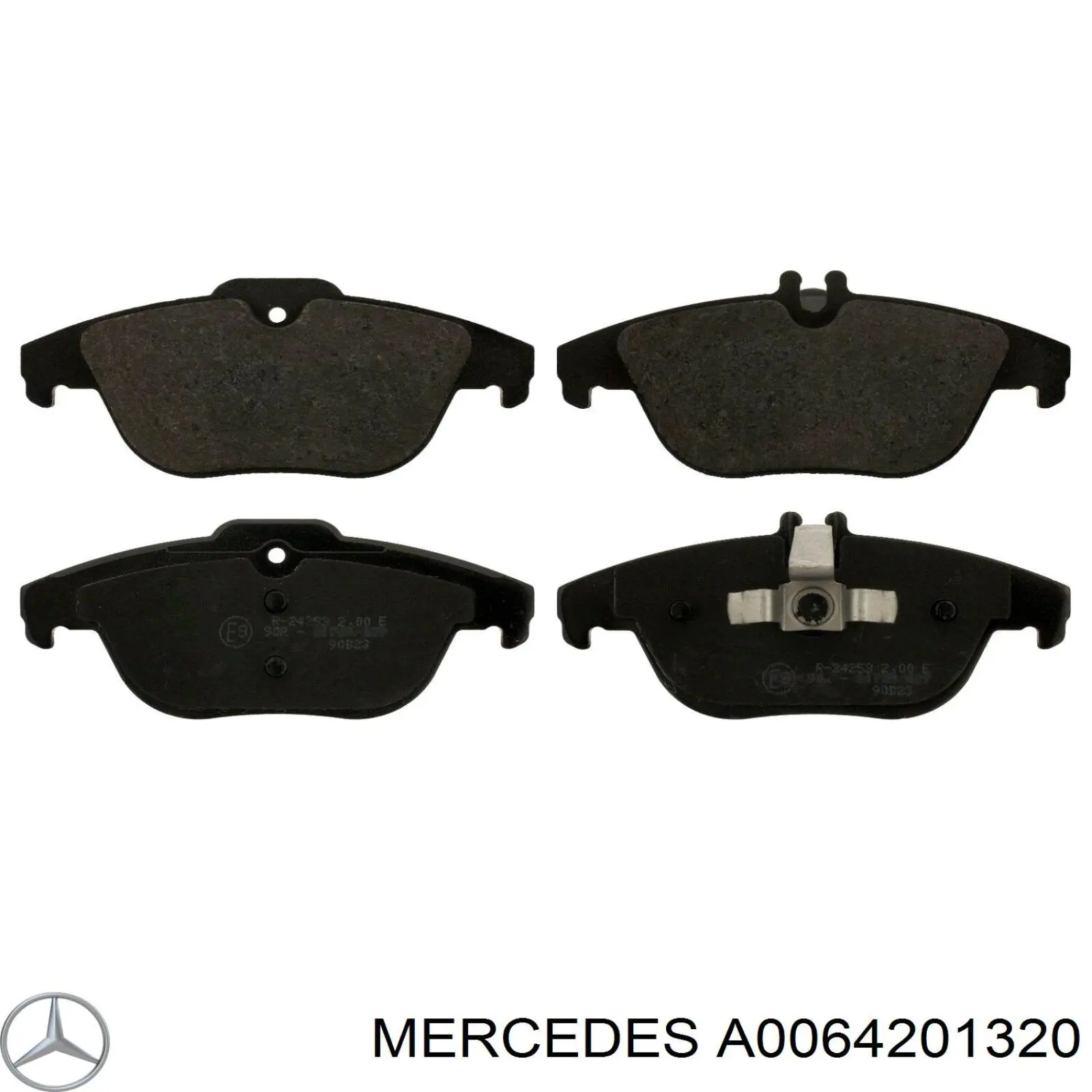 Купити A0064201320 Mercedes Задні колодки