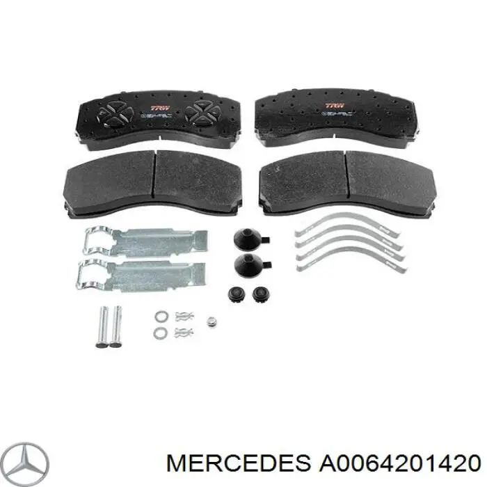 A0064201420 Mercedes Передні гальмівні колодки
