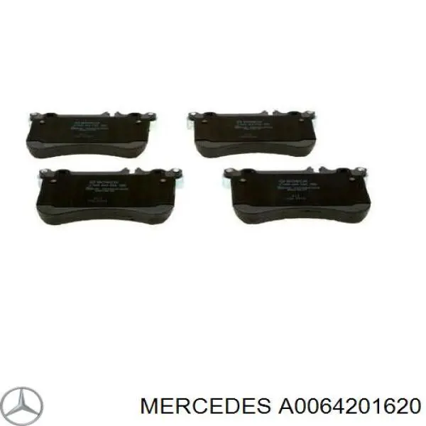 Колодки гальмівні передні, дискові A0064201620 Mercedes